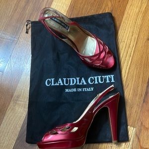 Claudia Ciuti Red Patent Heels